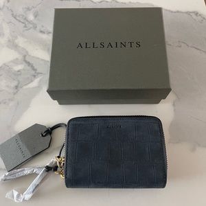 All Saints compact wallet